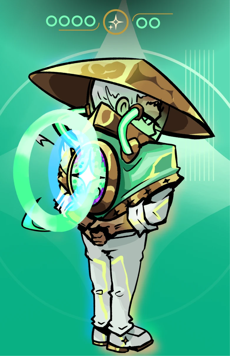 auswählbare Karte des Charakters Cell