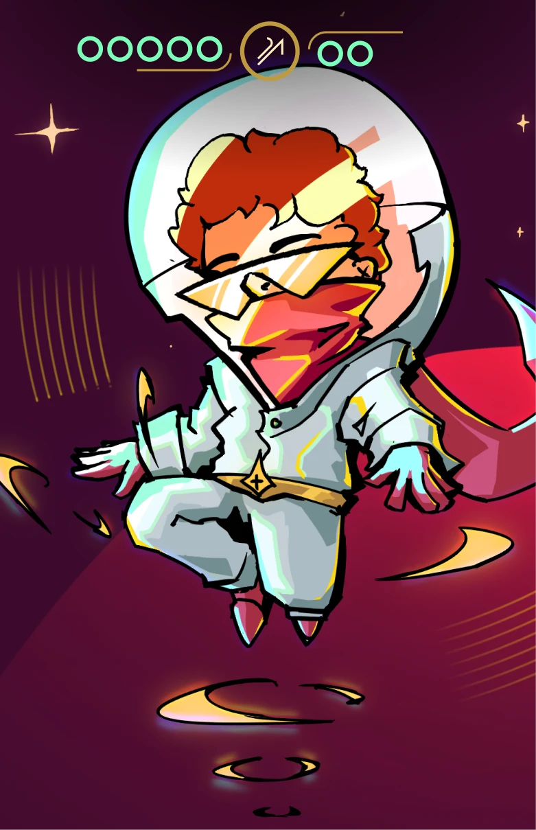 auswählbare Karte des Charakters Moon