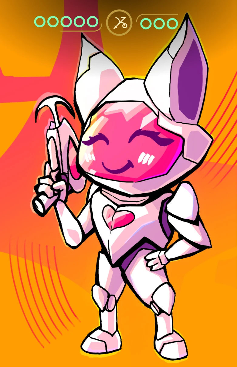 auswählbare Karte des Charakters RBBT